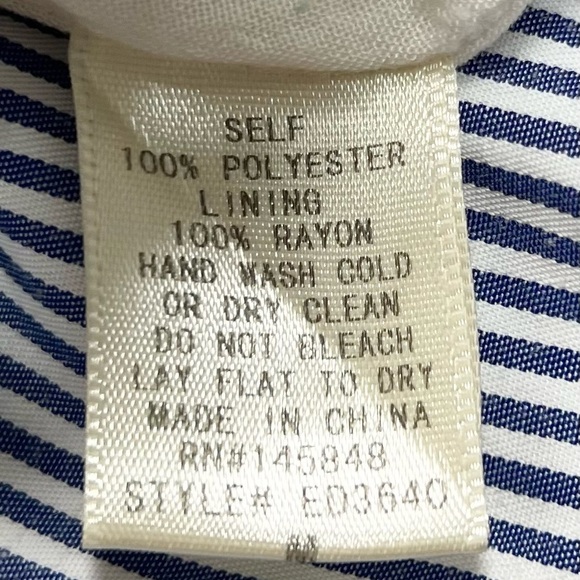 EVERLY Floral Spaghetti Strap Striped Mini Sundress M Coquette Girl Cottagecore - Picture 11 of 14